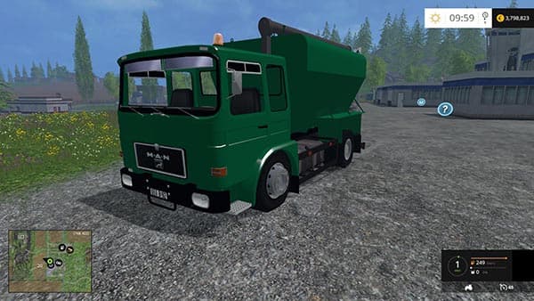 MAN F8 with LADEWAGEN 3