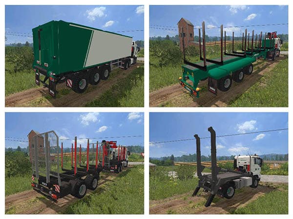 MAN TGS 41.480 Forest Pack