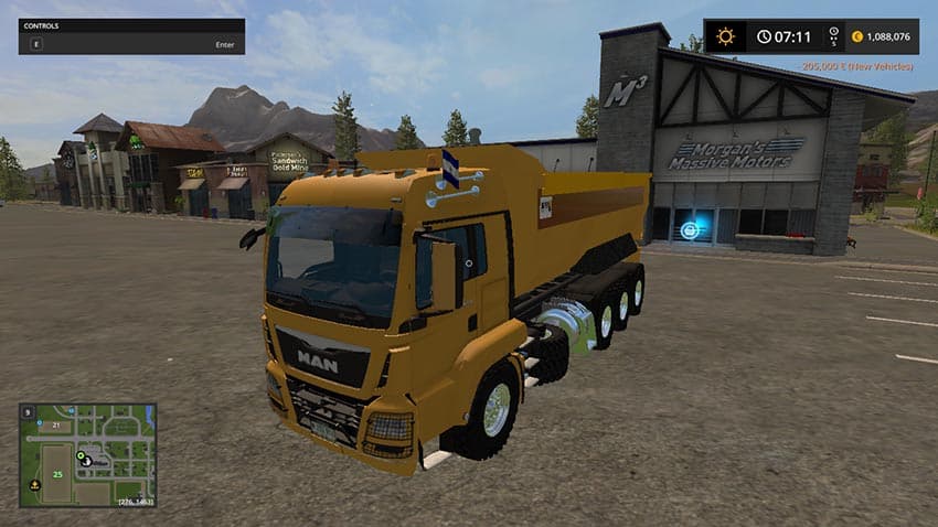 MAN TGS dumper 3