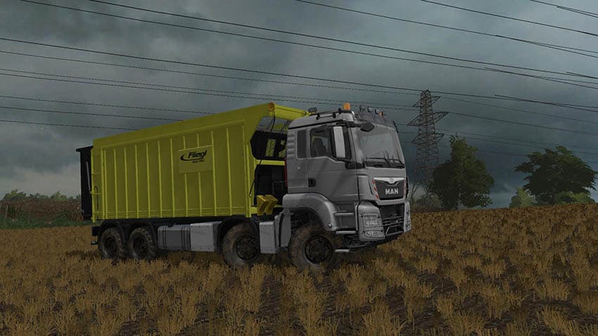 MAN TGS fliegl 8x8 3