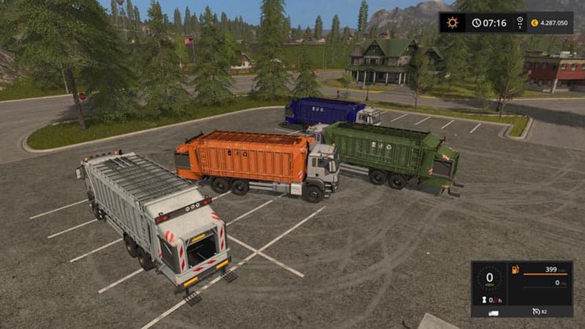 MAN garbage truck 2