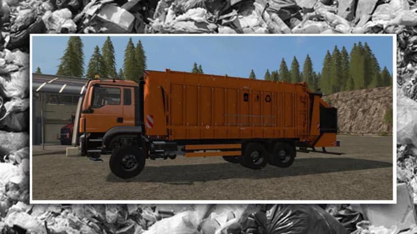 MAN garbage truck
