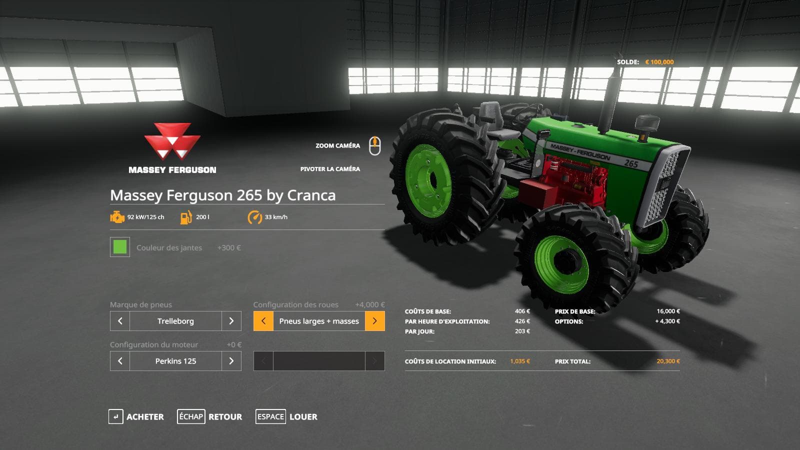 MASSEY FERGUSSON 265 2