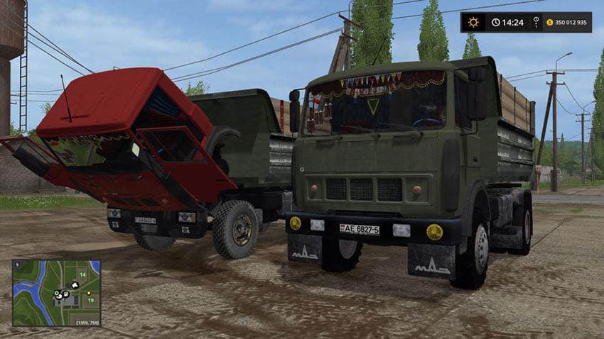MAZ 5551 red and green 3