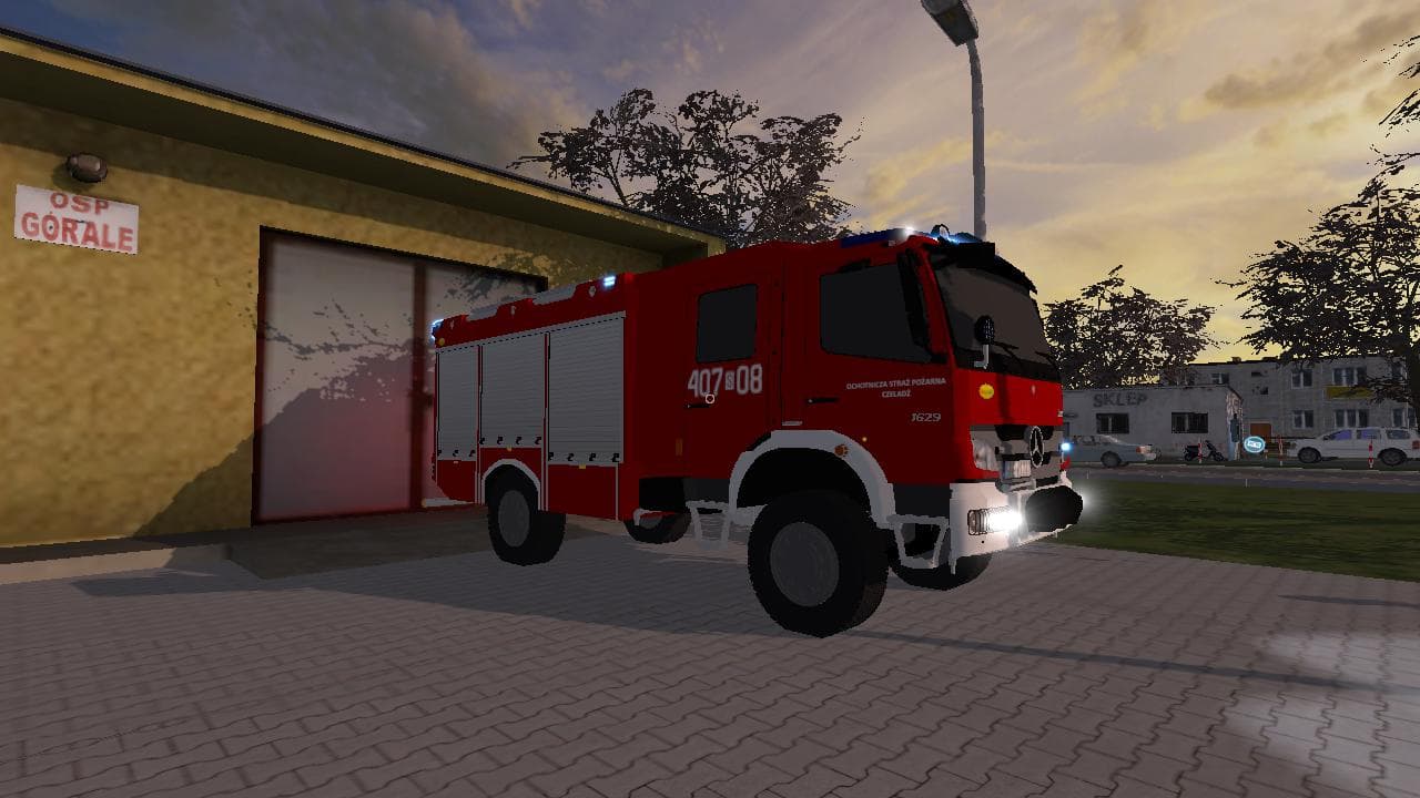MERCEDES BENZ ATEGO 1629 AF 4X4 / BOCAR - OSP CZELADZ 3