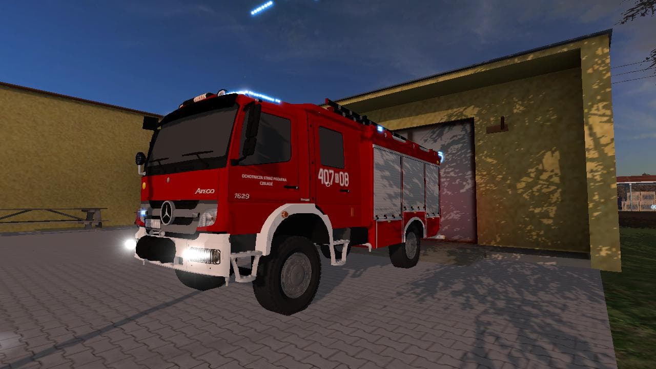 MERCEDES BENZ ATEGO 1629 AF 4X4 / BOCAR - OSP CZELADZ 2