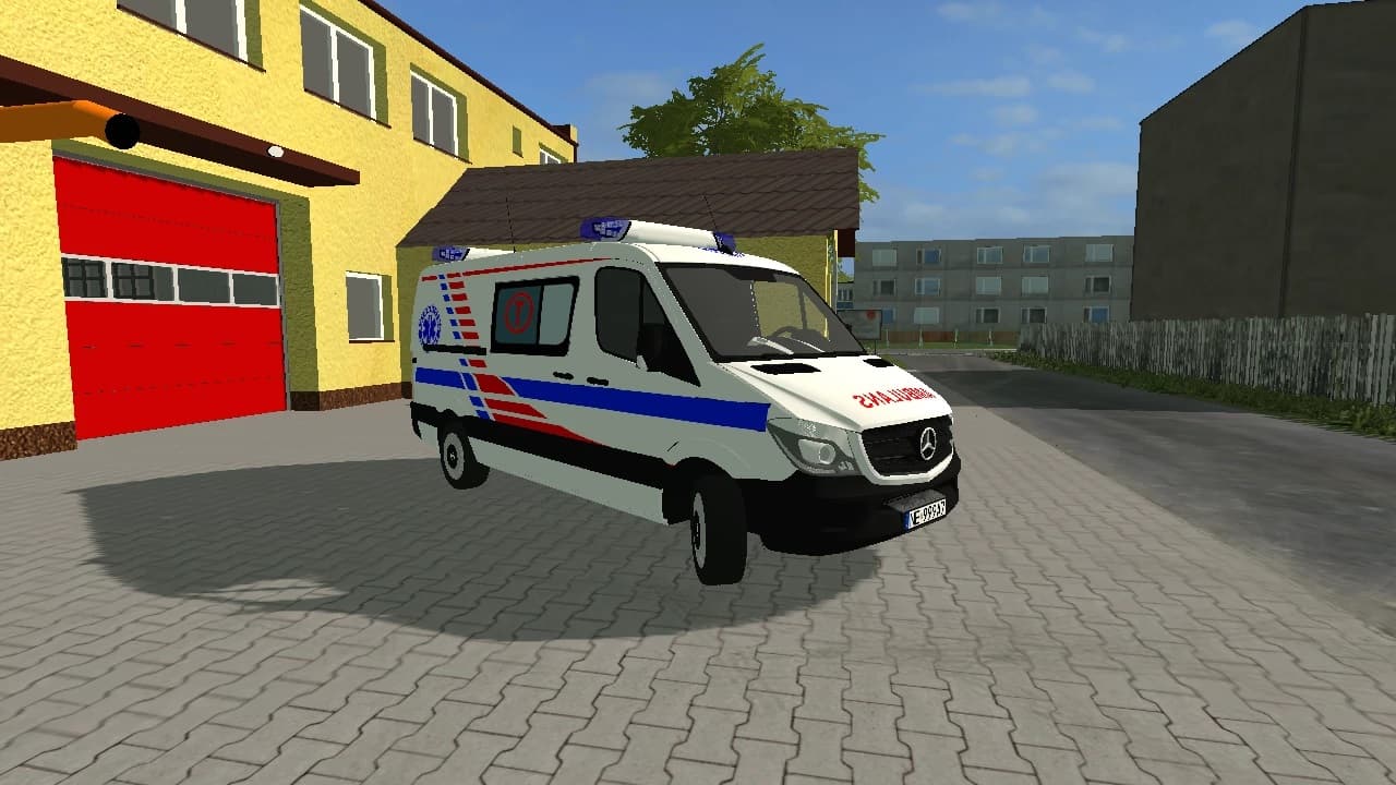 MERCEDES BENZ SPRINTER KARETKA ,,T'' W KOLORZE BIAŁYM 3