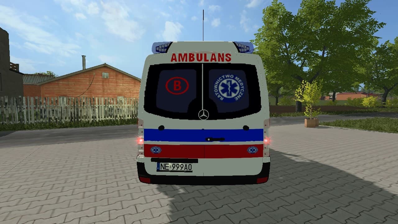 MERCEDES BENZ SPRINTER KARETKA ,,B'' DLA OSÓB OTYŁYCH W KOLORZE BIAŁYM 3