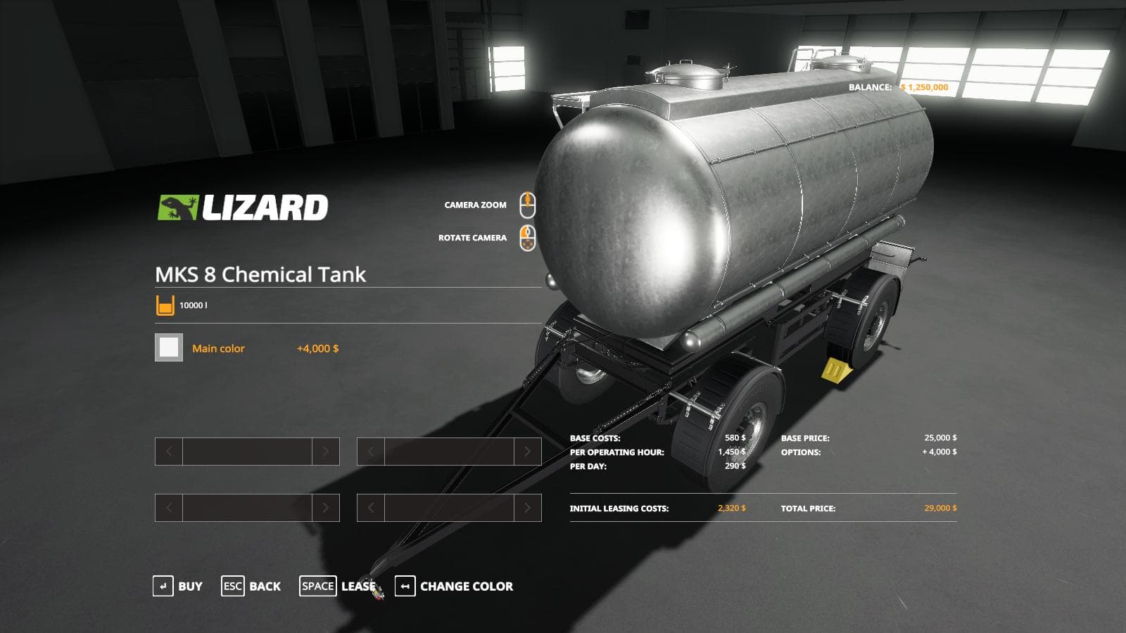 MKS8 Chemical Tank