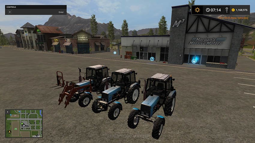 MTZ 1025 KUN frontLoader [MP] 3