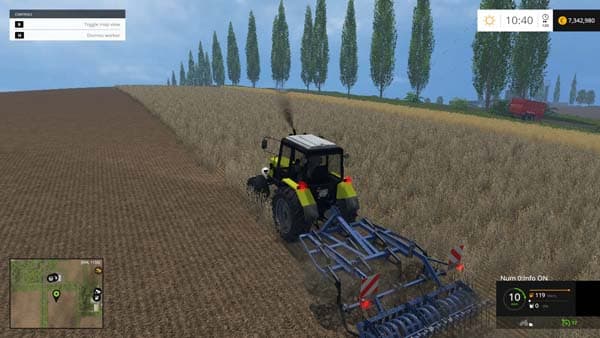 MTZ 1025 Yellow