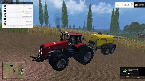 MTZ 3522 Belarus TwinWheels
