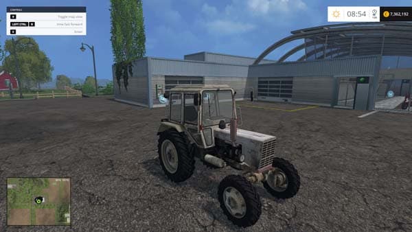 MTZ 80 Gray Tractor 3