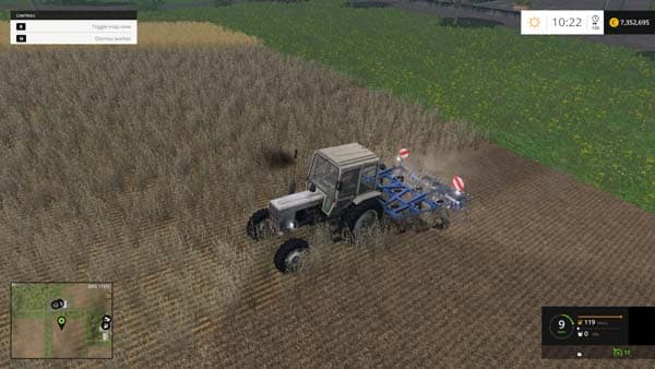 MTZ 80 Gray Tractor