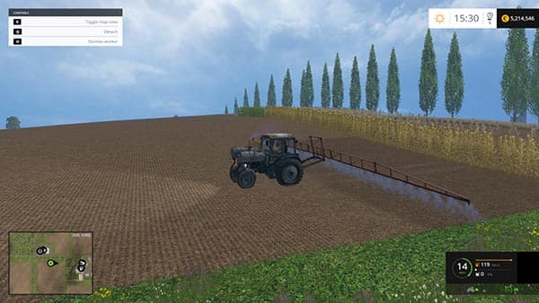 MTZ 80 Sprayer