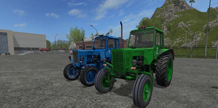 MTZ-80 green and blue 3