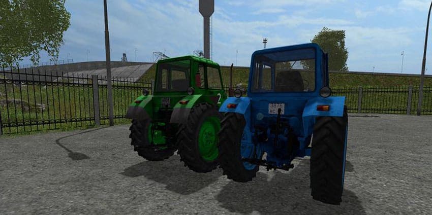MTZ-80 green and blue