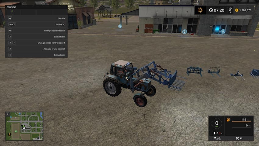 MTZ-80 + Tools