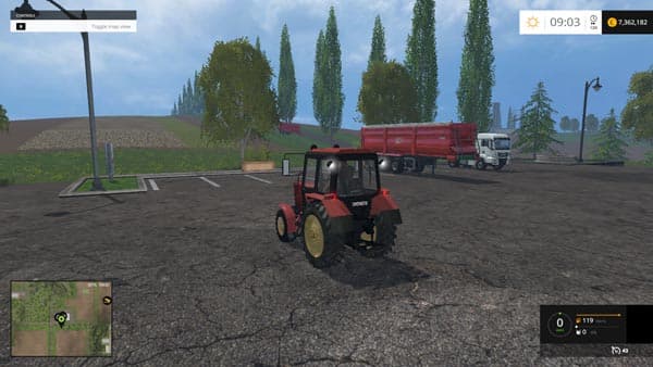 MTZ 82 Black Tractor 2