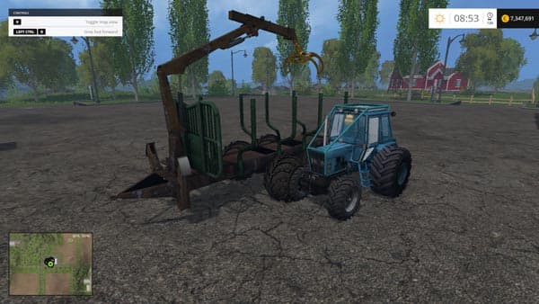 MTZ 82 + trailer 3