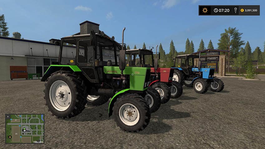 MTZ 82.1 Belarus Pack 3