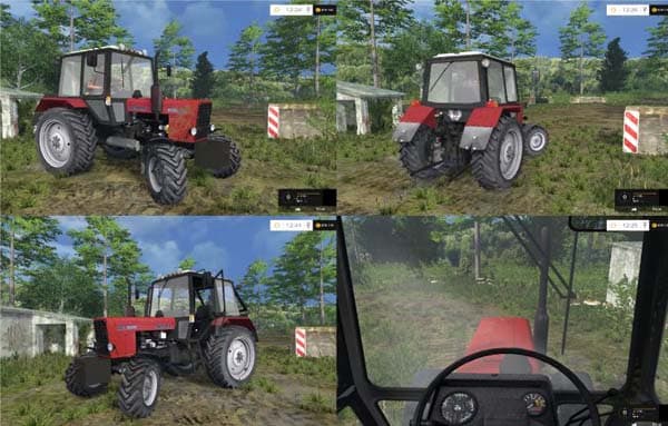 MTZ 82.1 Belarus Red 3