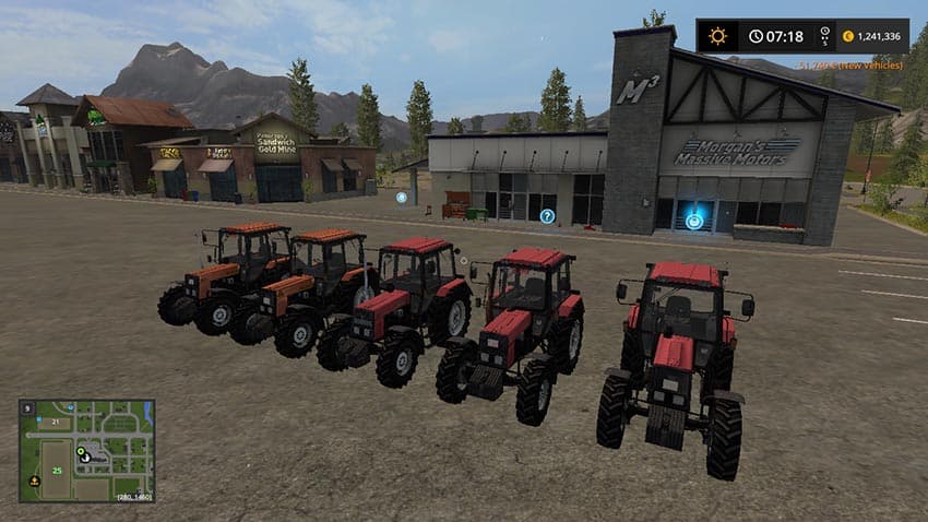 MTZ egyenes hidas pack 3