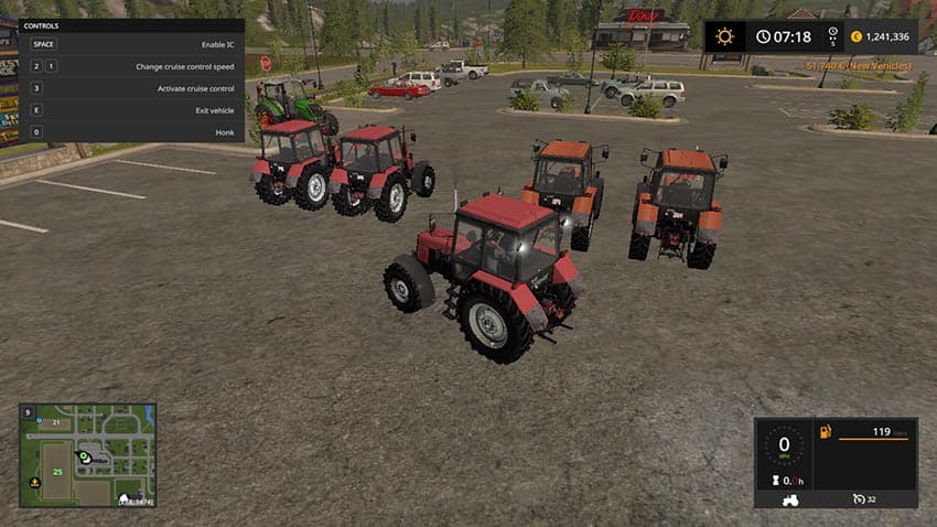 MTZ egyenes hidas pack 2