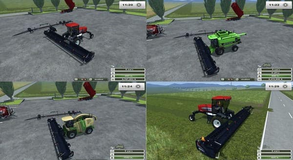 Macdon M150 windrower Pack