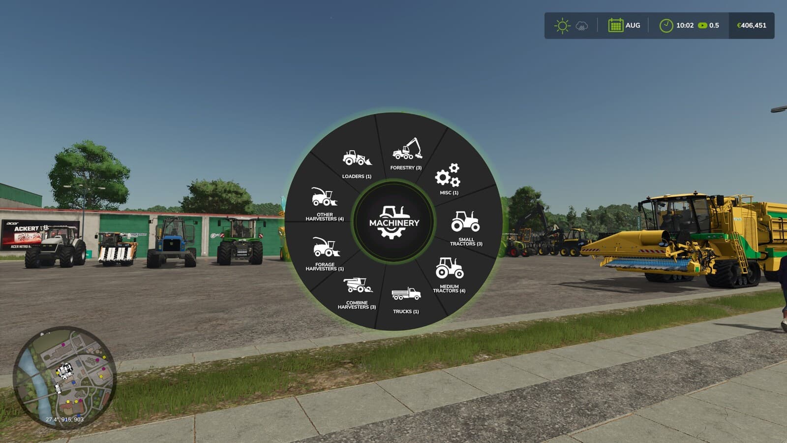 Machinery Pie Menu 4