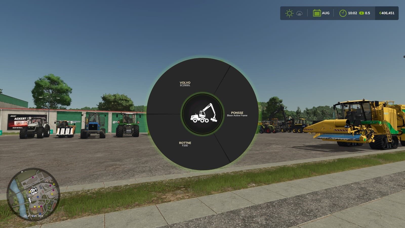 Machinery Pie Menu 2