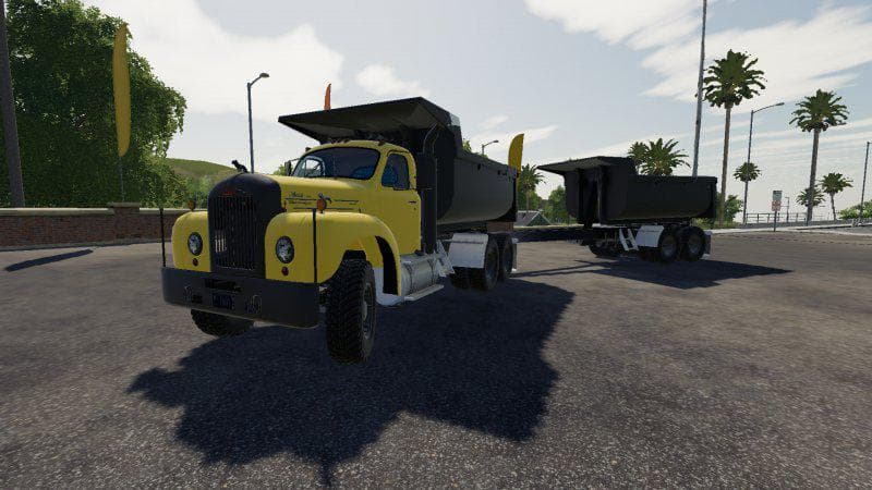 Mack B61 Dump and Trailer 4