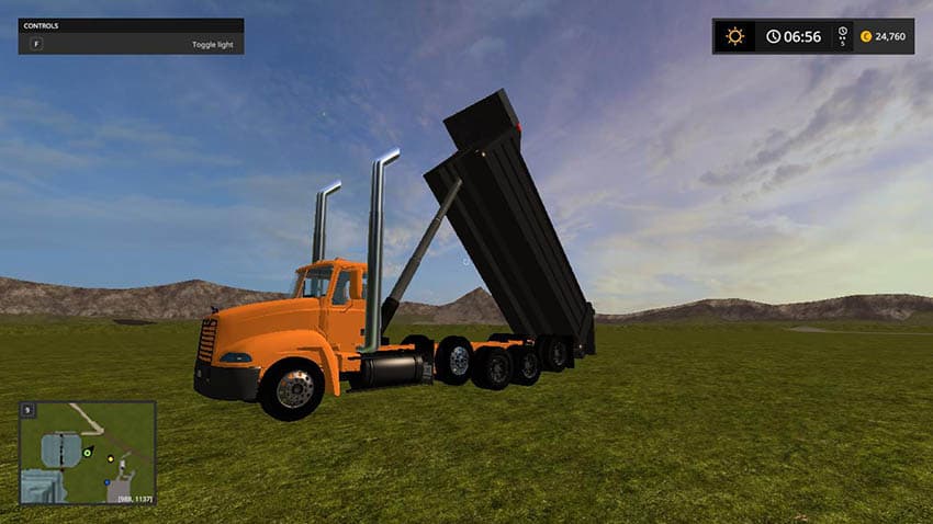 Mack vision dump truck 3