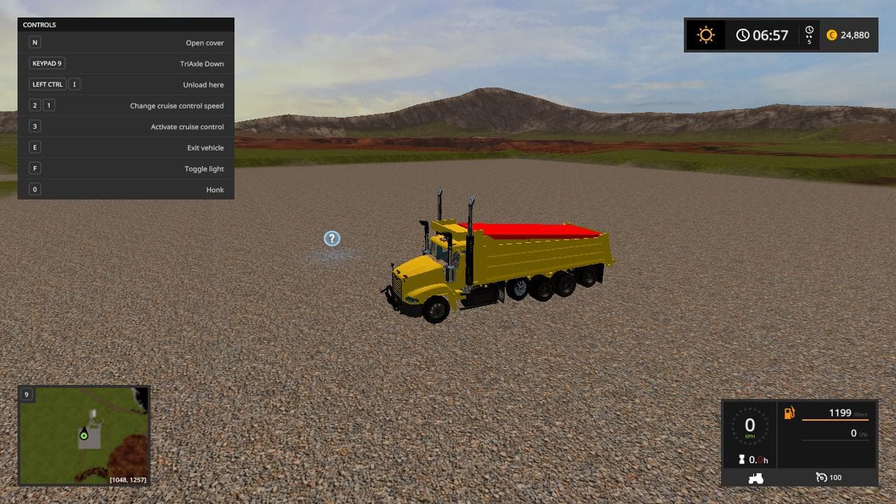 Mack vision plow truck