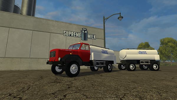 Magirus milk Truck with trailer [MP] 3