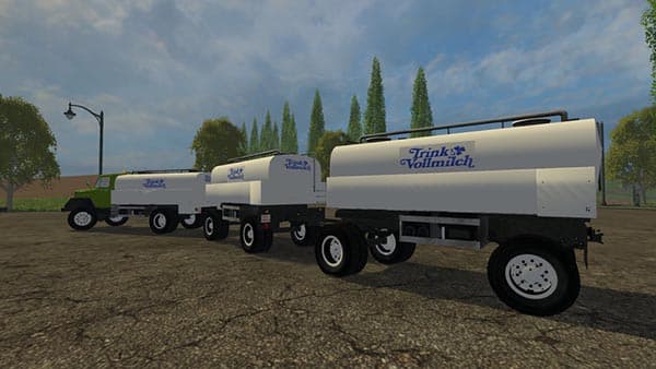 Magirus milk Truck with trailer [MP] 2