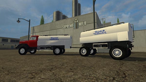 Magirus milk Truck with trailer [MP]