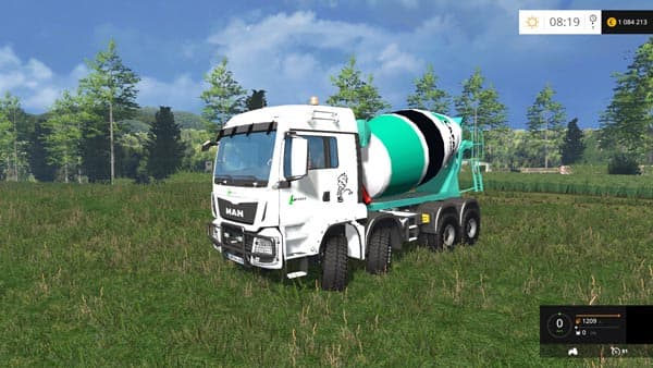 Man Tga 8X8 Concrete Mixer 2