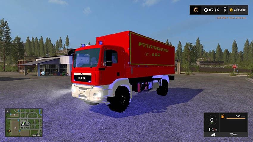 Man firefighter vehicle GW-L 3