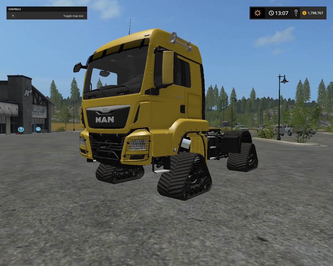 Man tracked semi 3