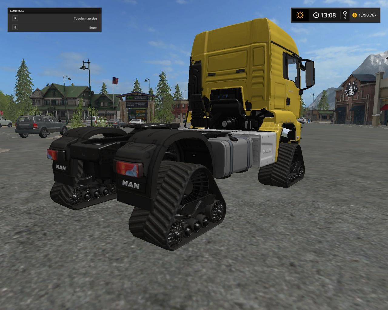 Man tracked semi 2