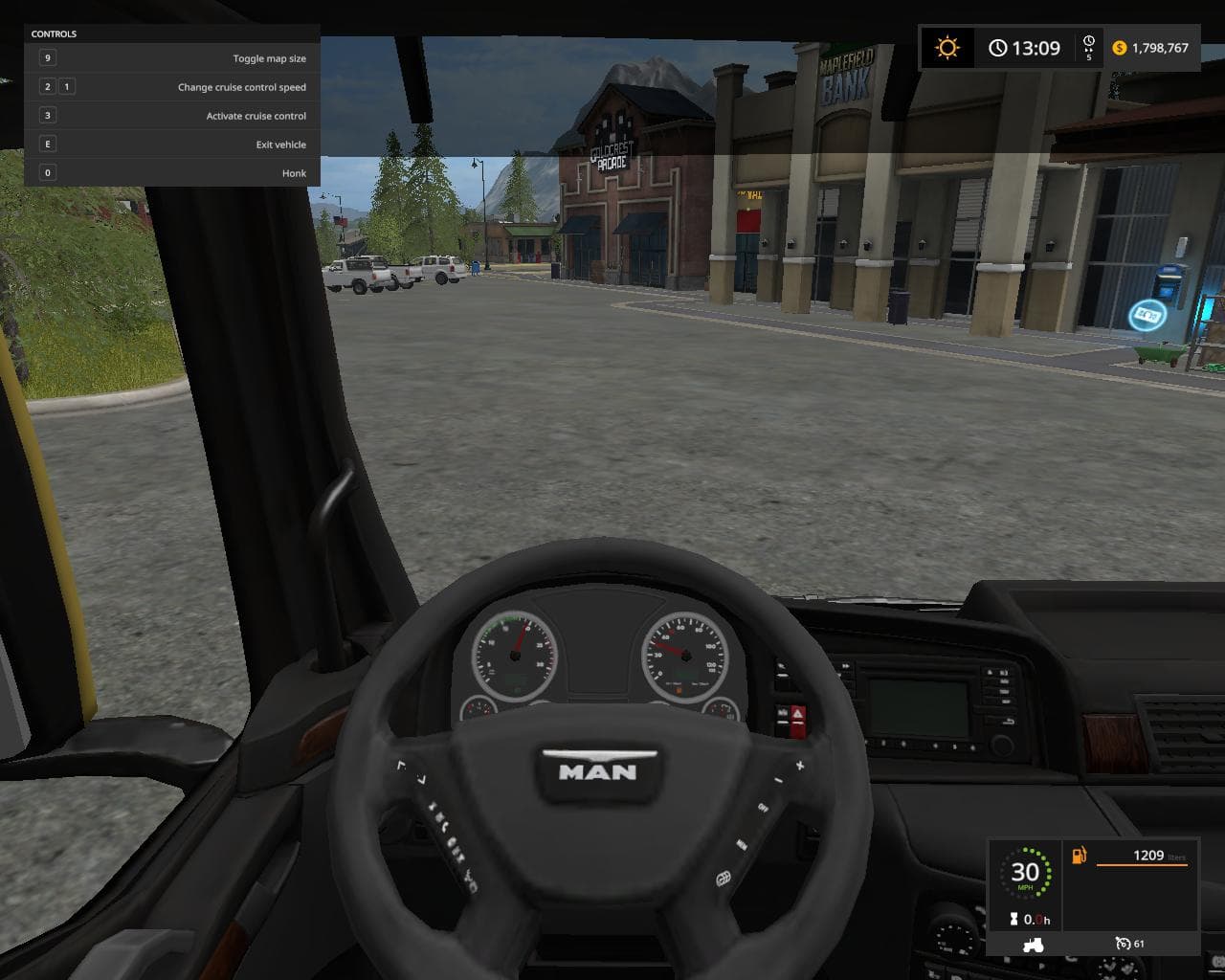 Man tracked semi