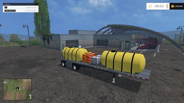 Manac Flatbed Fertilizer Trailer 3