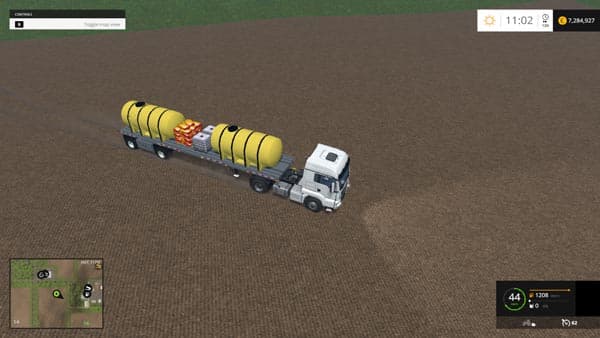 Manac Flatbed Fertilizer Trailer