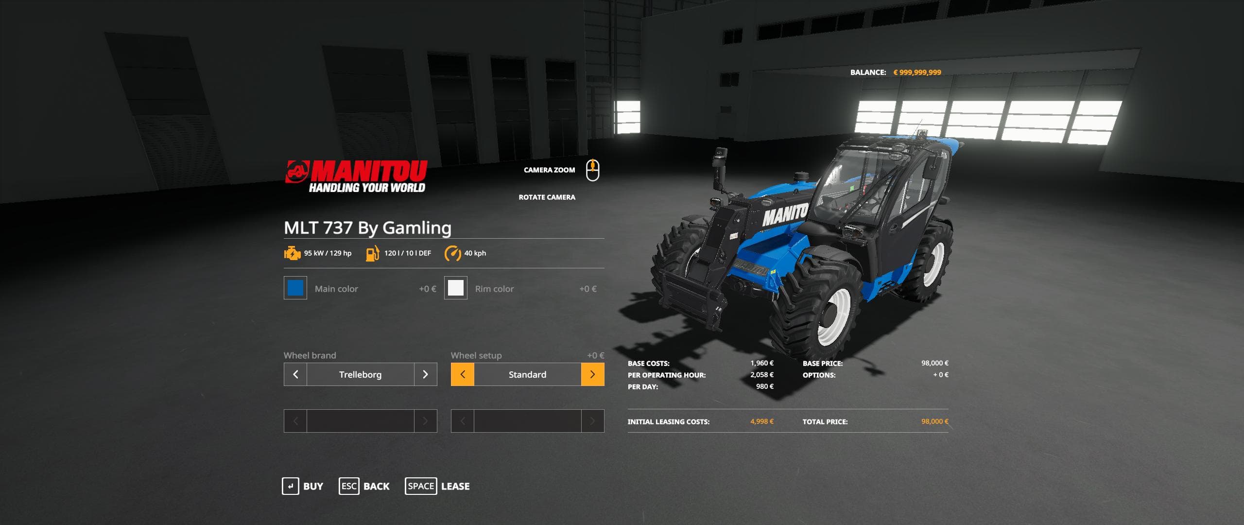 Manitou MLT 737 By Gamling 2
