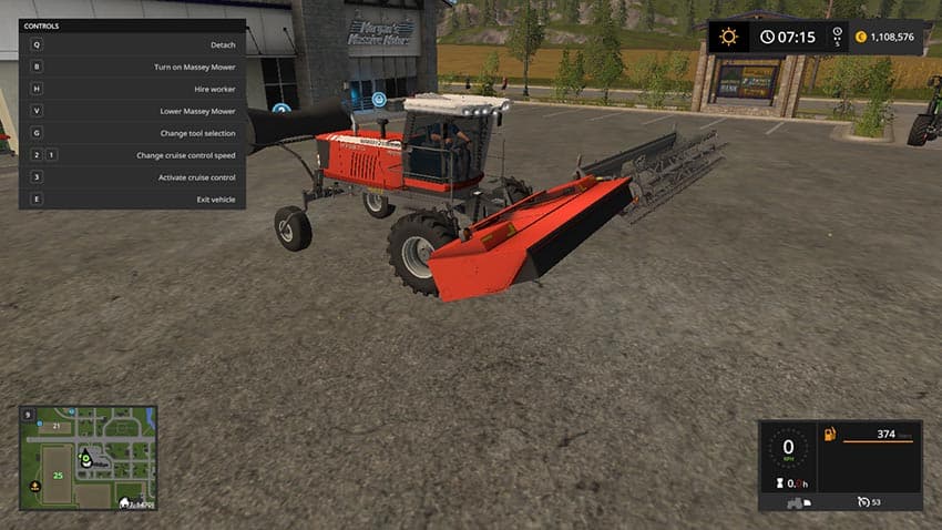 Massey Swather Mower 2