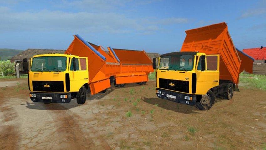 Maz 5551 + Trailer Maz 8561 2
