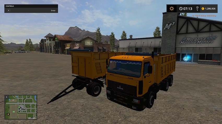 Maz 6501 with trailer [MP] 3