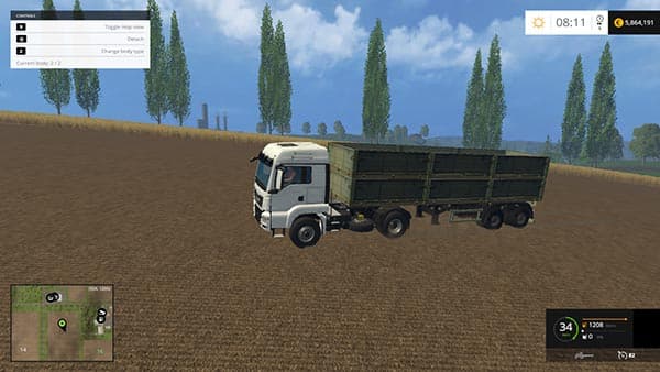 Maz 9380 trailer