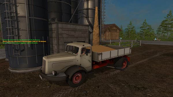 Mercedes 334K Flatbed Truck [MP] 2